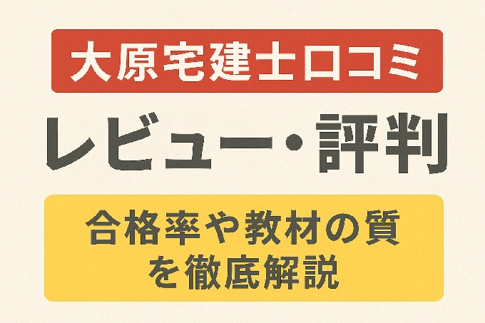 大原 宅建士講座 口コミ